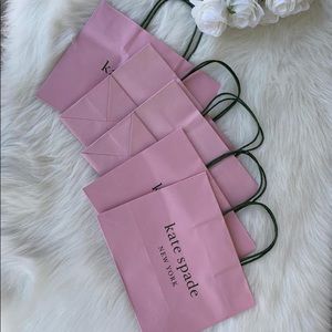 5 medium size kate spade shopping bags